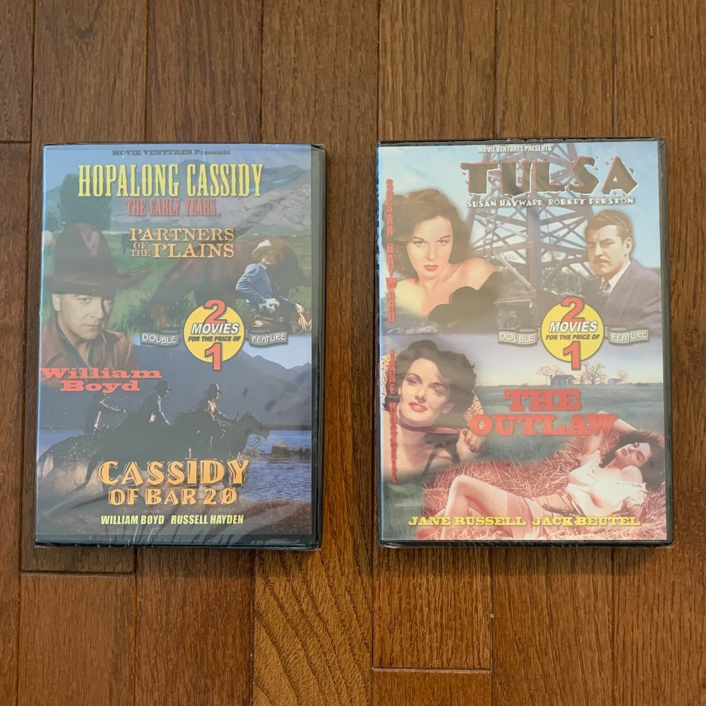 New Movie Lot Set of 2 DVDs Partners Of The Plains Tulsa